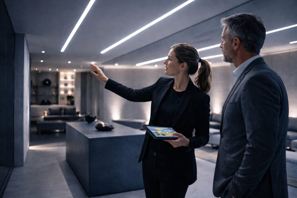 Besprechung Lichtdesign